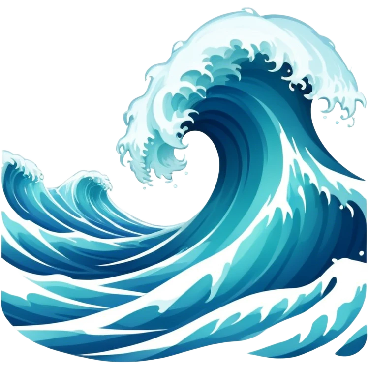 wave emoji