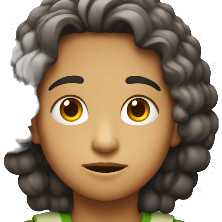 niño con cara desueño emoji