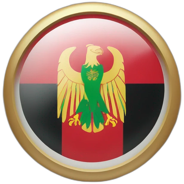 Al Ahly flag in circle emoji