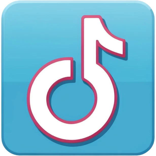 Blue sign is the right sign for TikTok emoji