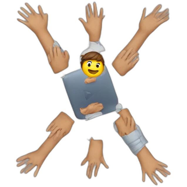 who makes x with their hands emoji