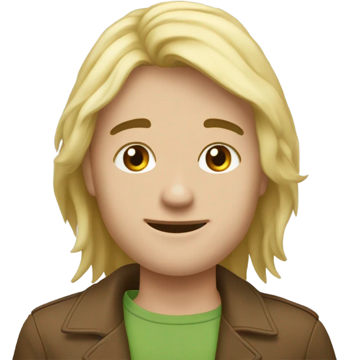 Тим Кук с сиреневыми волосами emoji