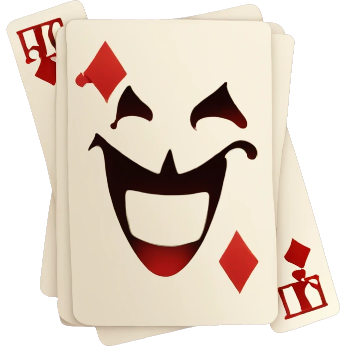 Red Joker card emoji