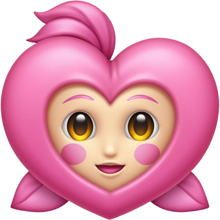 Moño rosa emoji