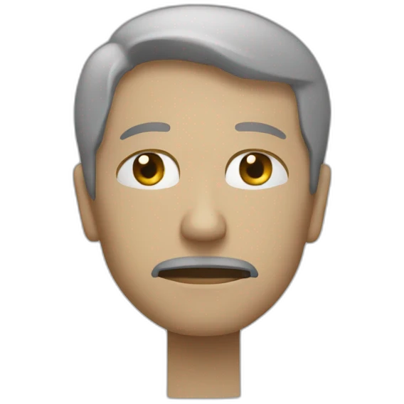 Homme qui pleure en pensant à la mort emoji