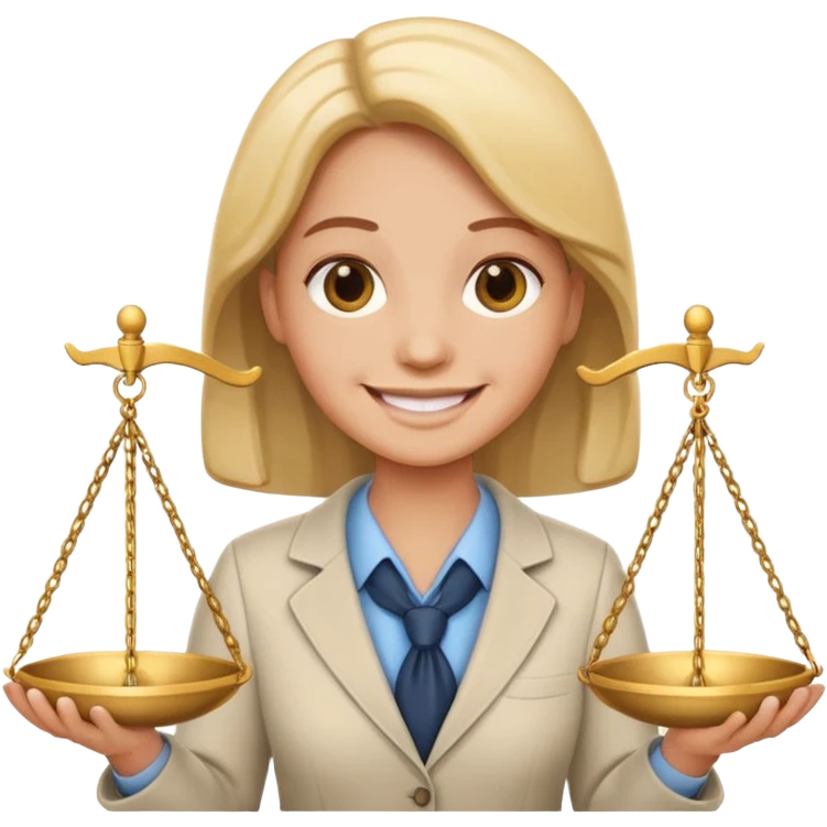 legal expert emoji, person with scales of justice emoji