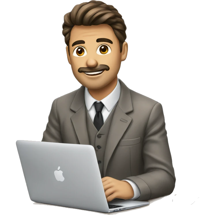 hommequi trvaille sur mac emoji