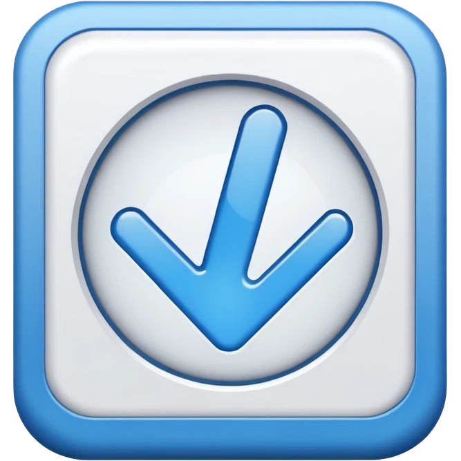 Blue tick in white box for a admin of Roblox emoji