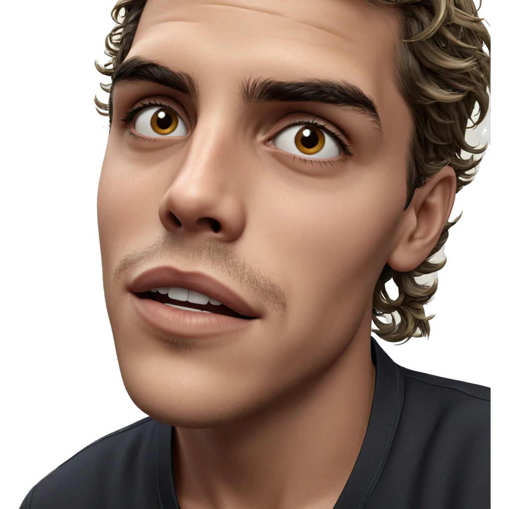 realistic portrait of a boy emoji