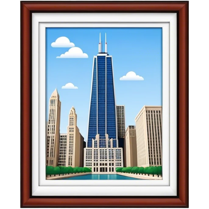 John Hancock building Chicago emoji