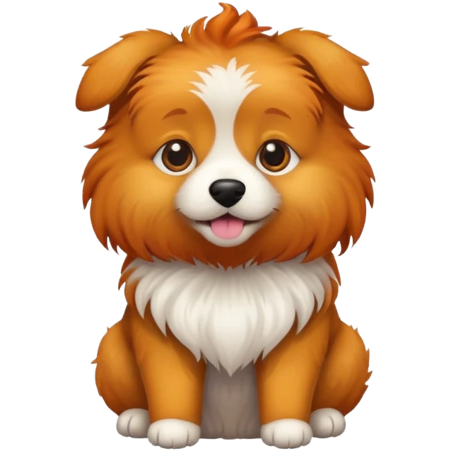 Ginger dog  emoji
