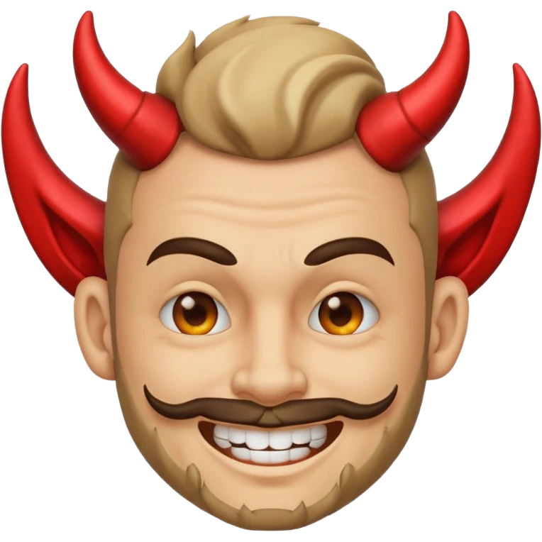 Emoji de bandido con diablito  emoji