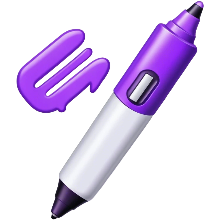 Purple marker rgb(142, 124, 195) emoji