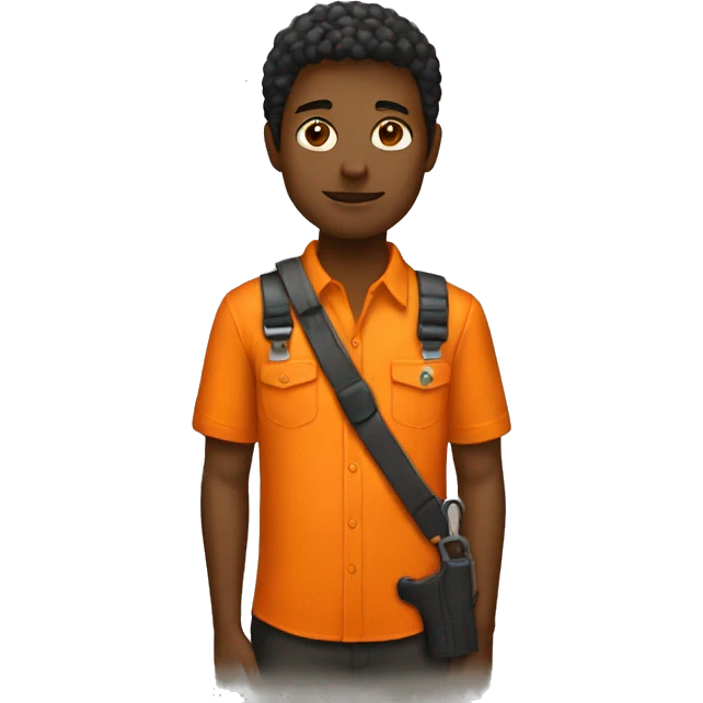 Just stop oil orange shirt emoji