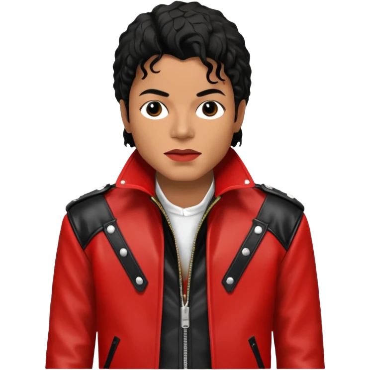 Michael Jackson with his Thriller jacket emoji