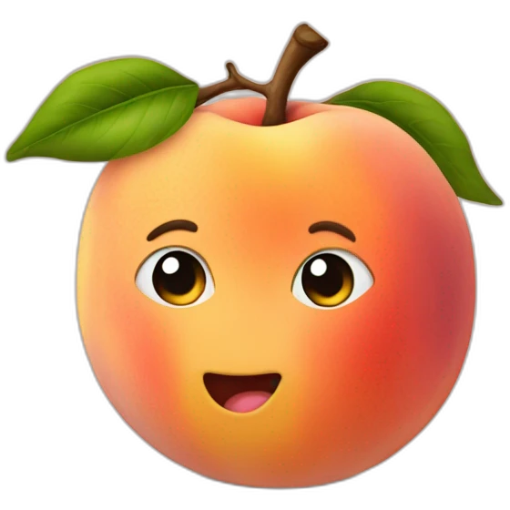 Peach emoji