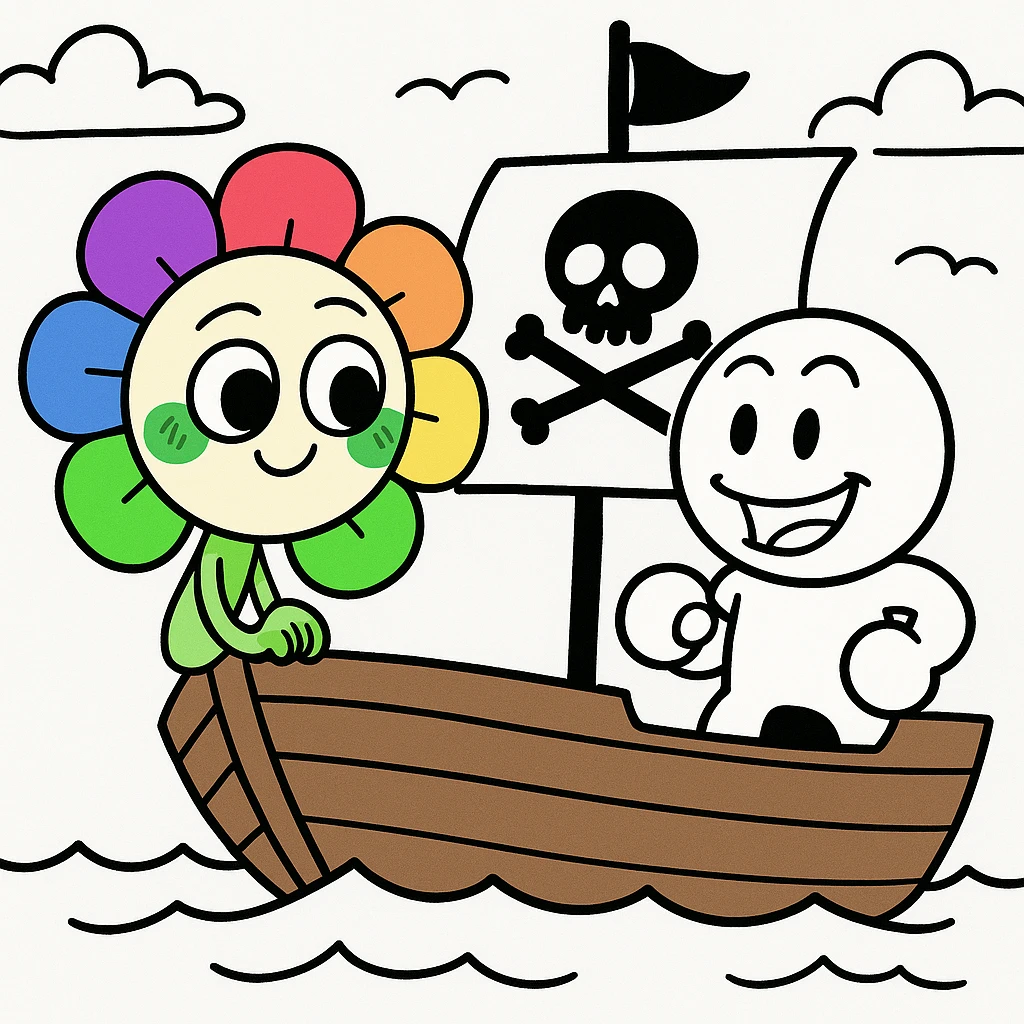 pirate ship emoji