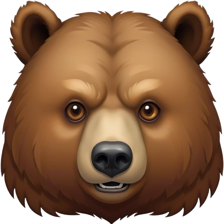 rough grizzly bear with scar over his eye emoji