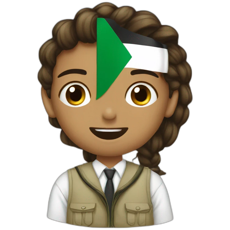 Israélien qui aime un palestinien emoji