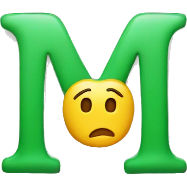 Pretty M letter  emoji
