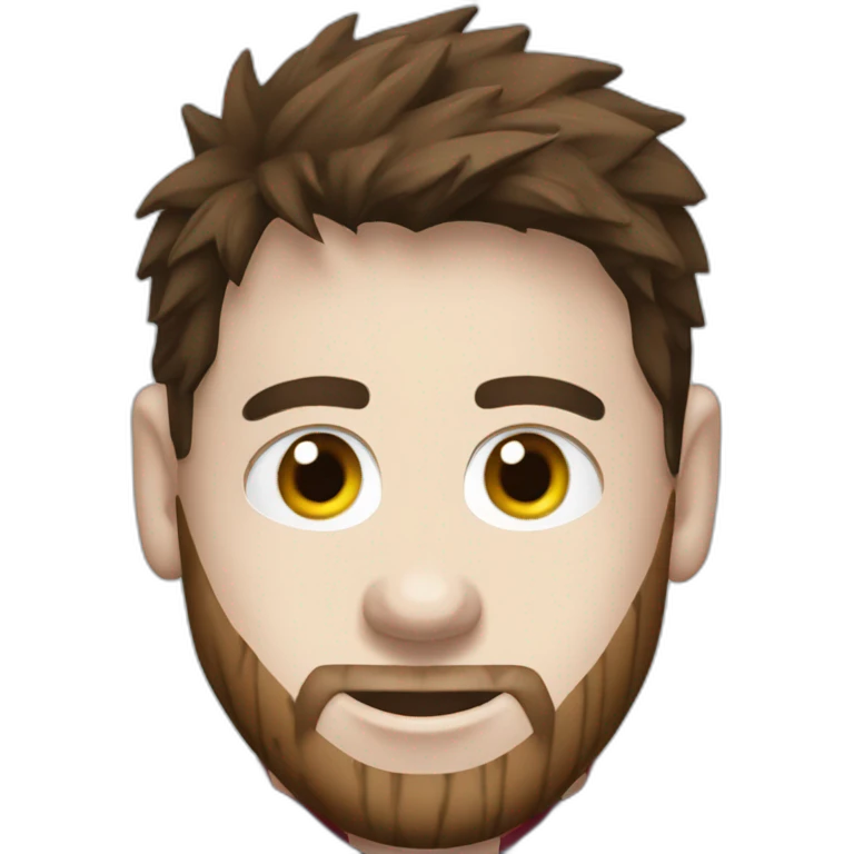 Messi with World Cup  emoji