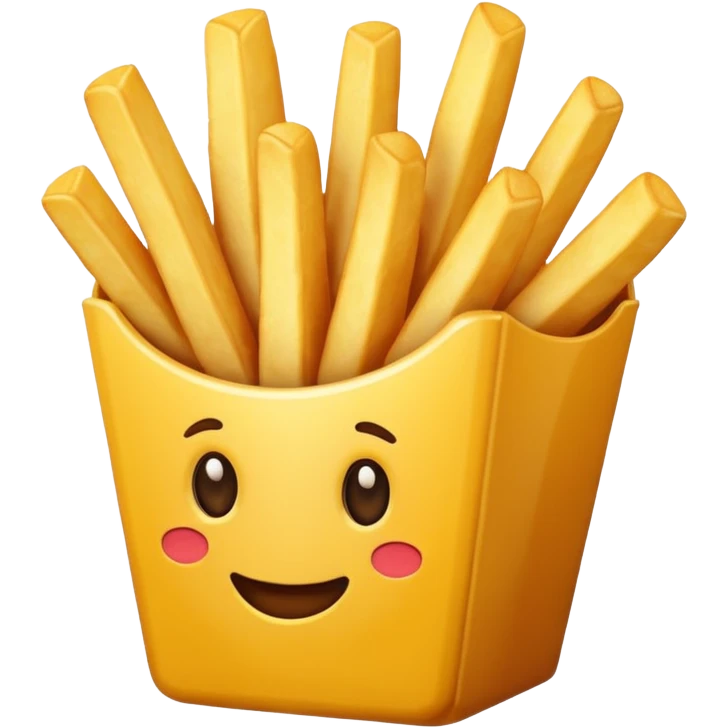 fries without face emoji