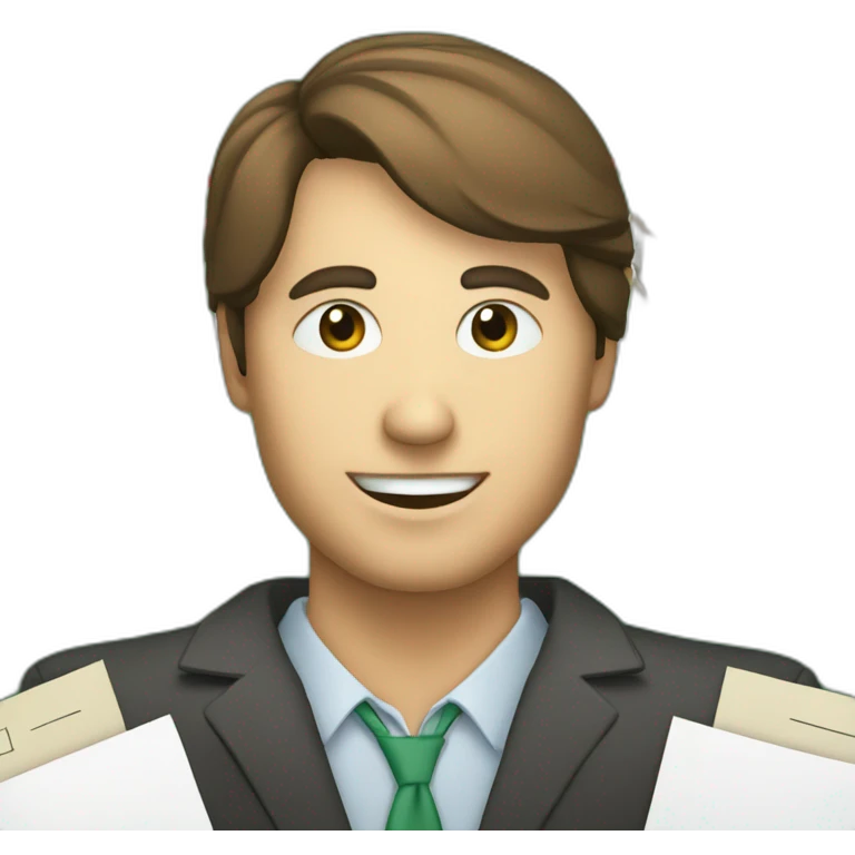 growth arrow on a spreadsheet emoji