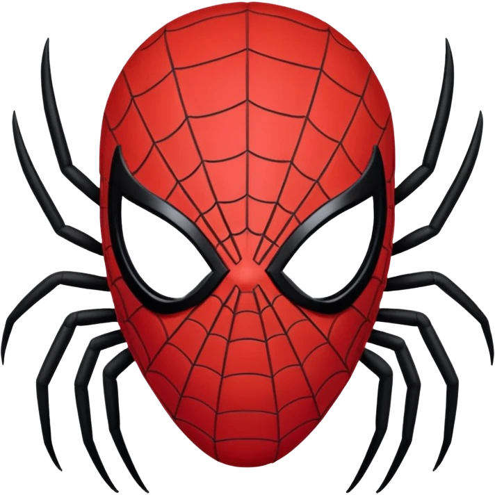 Spider movie mask  emoji emoji