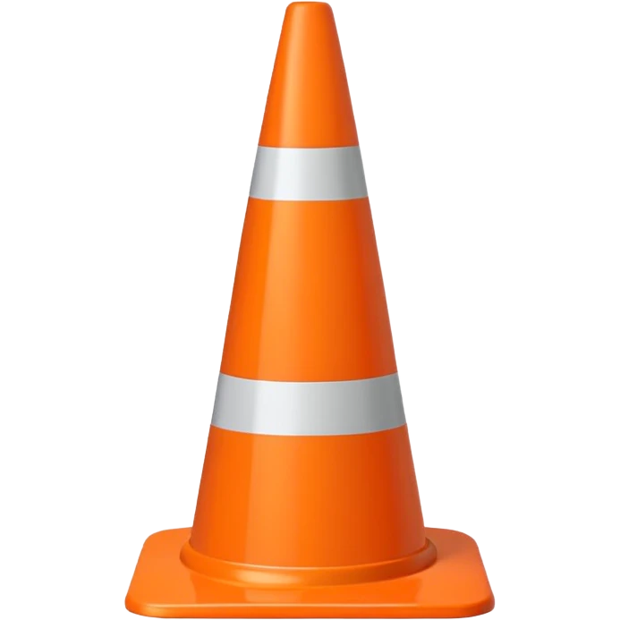 Traffic cone emoji