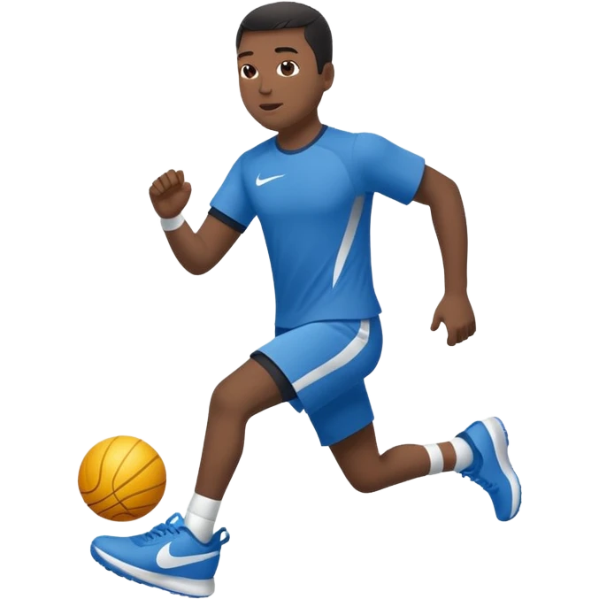 Um tubarão de tênis azul da Nike  emoji