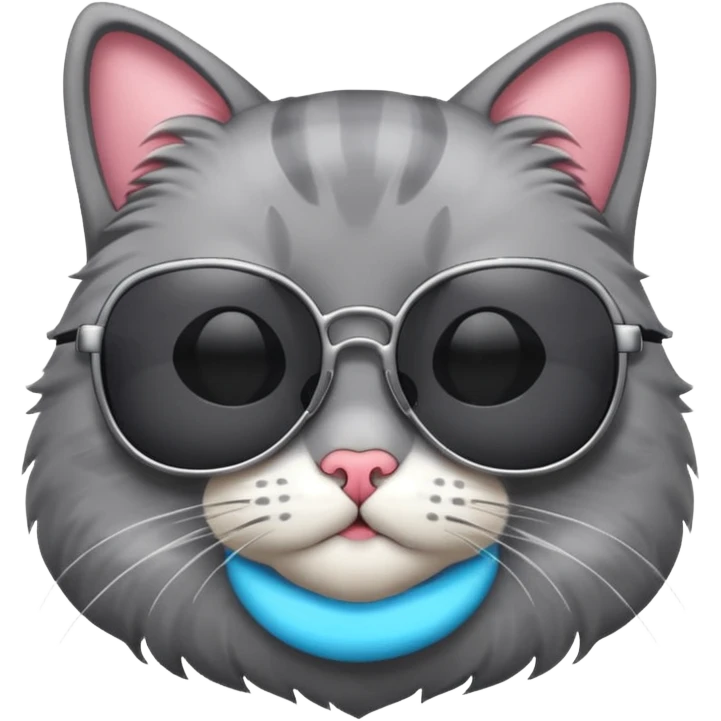 Cat wearing sunglasses emoji