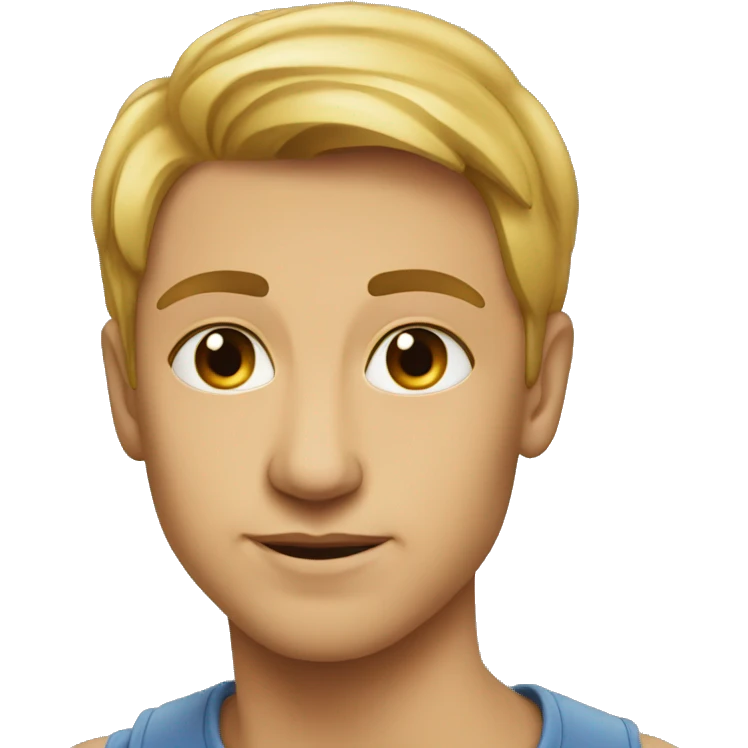 face confidently showing tee emoji