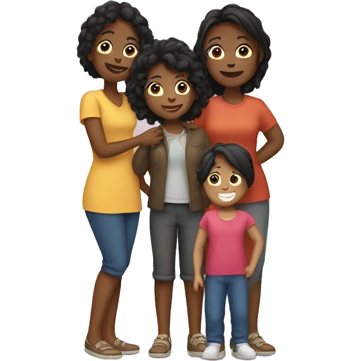 lesbian family emoji
