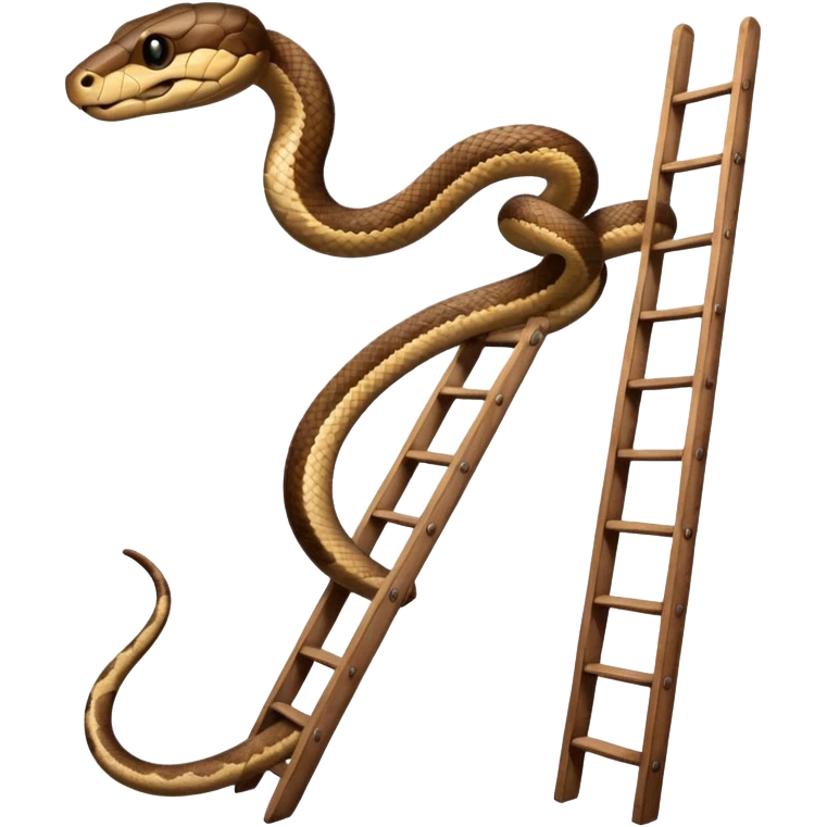 snake on a ladder emoji