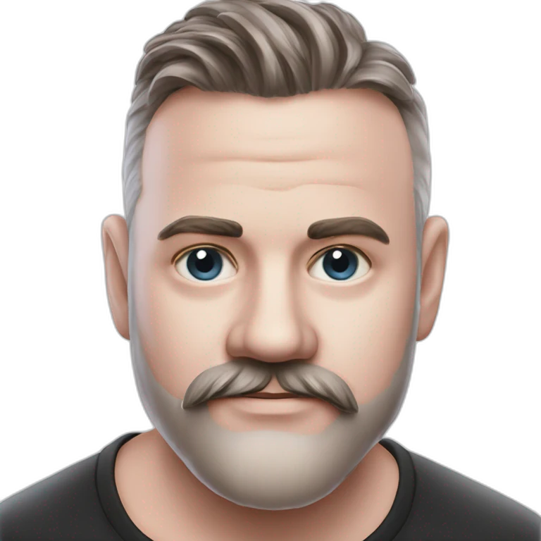 solo portrait with beard emoji