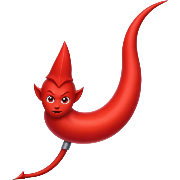 devil tail by itself emoji