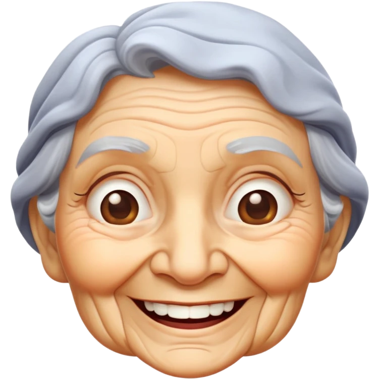 granny character emoji