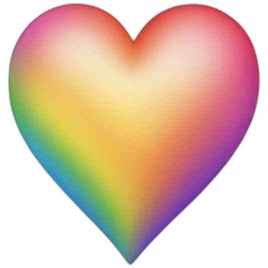 rainbow heart emoji