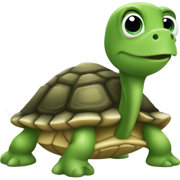 Turtle doing bech press emoji