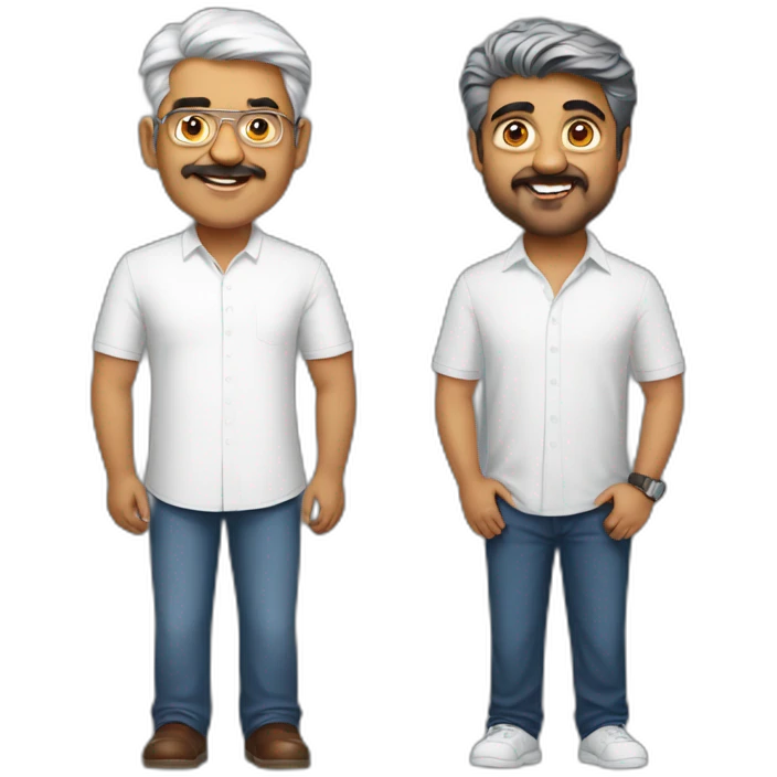 Vijay and ajith emoji