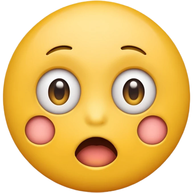 circle emoji with different facial expressions, using smaller circles and lines for eyes and mouths emoji