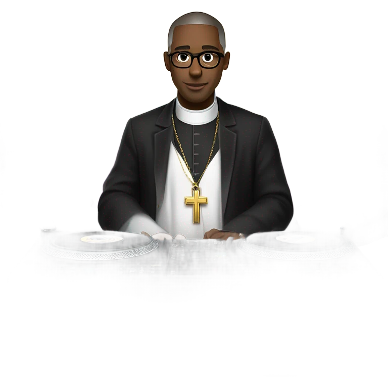 dj catholic priest priest emoji