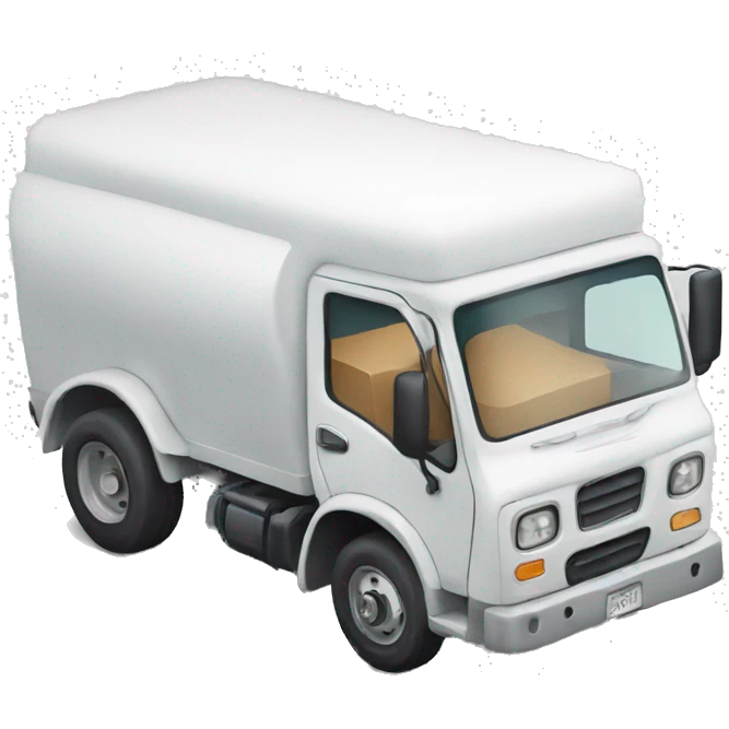 milk truck 2d with the work milk emoji