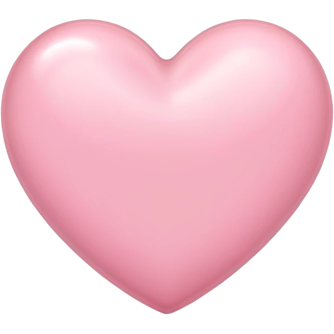 light pink heart  emoji
