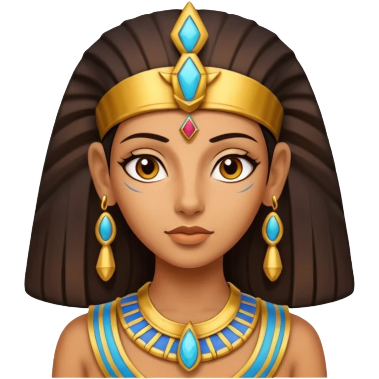 Pharaoh  female face character face only front face

 emoji