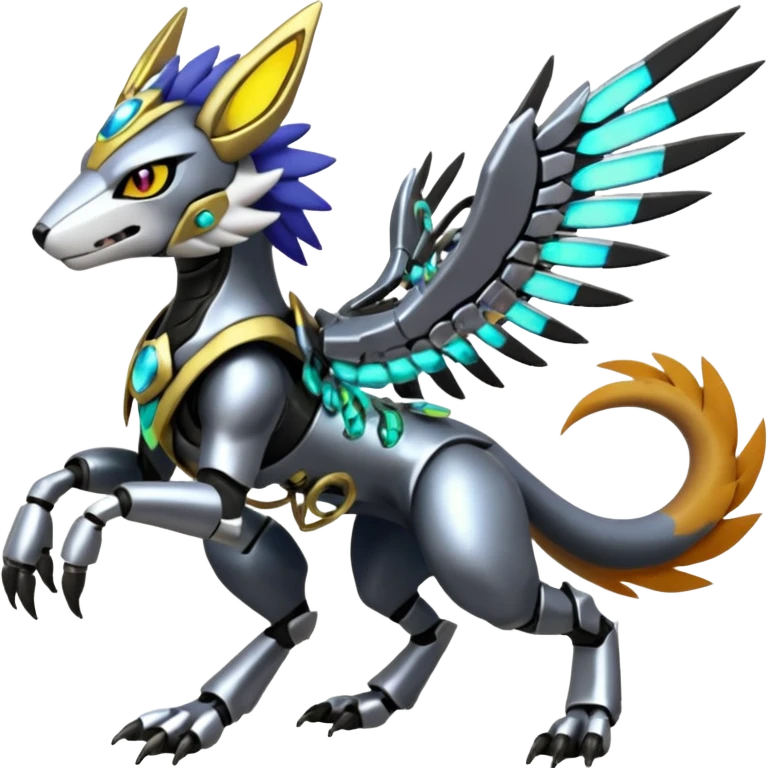 Meloetta-Wargreymon-Sergal-Trico-Protogen-Pokémon-Digimon-Fakémon-fusion-hybrid-creature emoji
