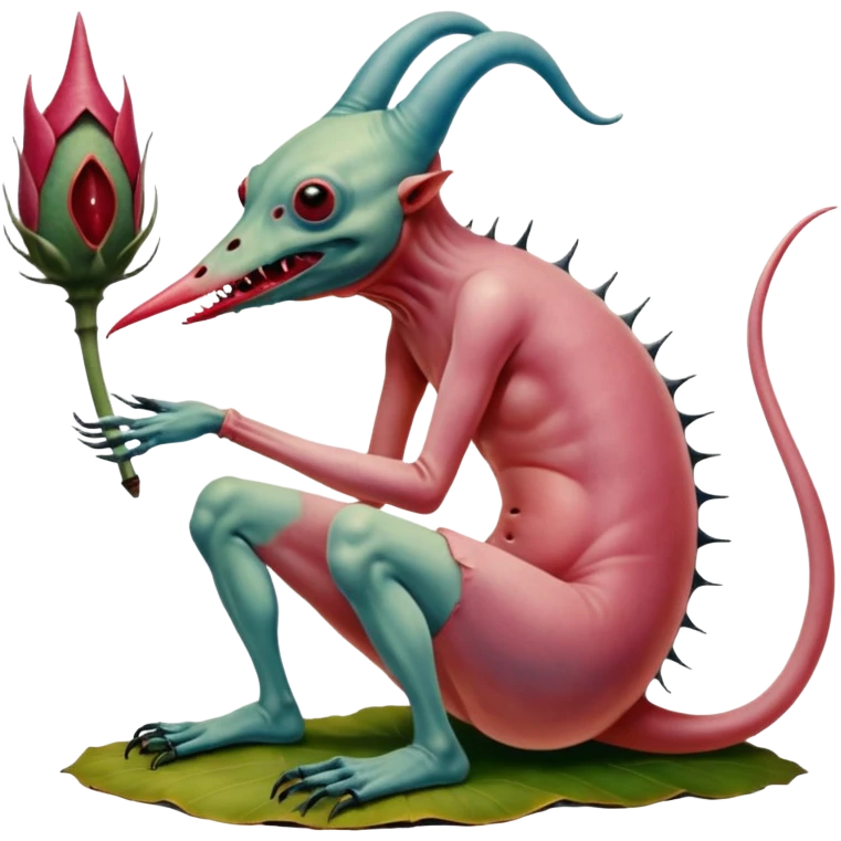 cinematic - hieronymus bosch phantasmagoric mutant creatures from the garden of earthly delights emoji