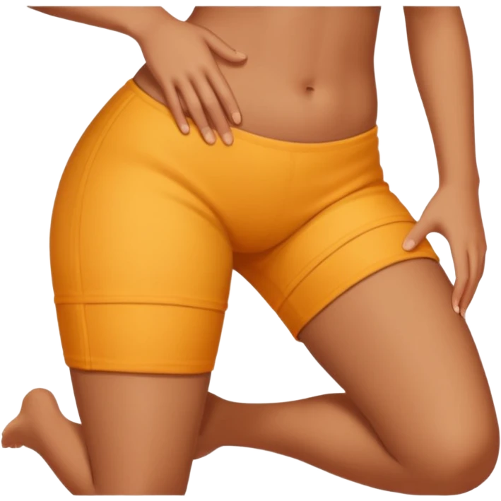 thighs rubbing together emoji