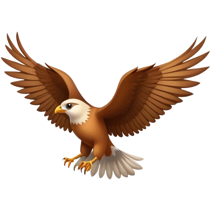 BIRD WINGS WIDE OPEN emoji