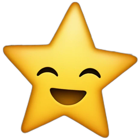 Star with trend lines and musical notes: evoking the artists' rise up the charts emoji
